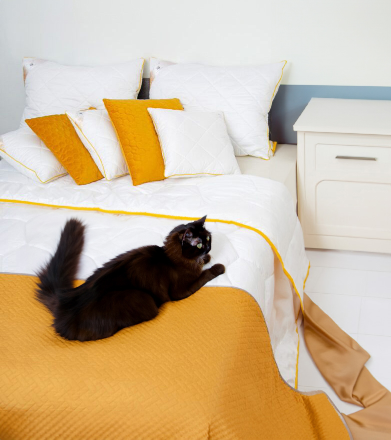 SATYNA BAWEŁNIANA BEESOFT kołdra letnia antyalergiczna