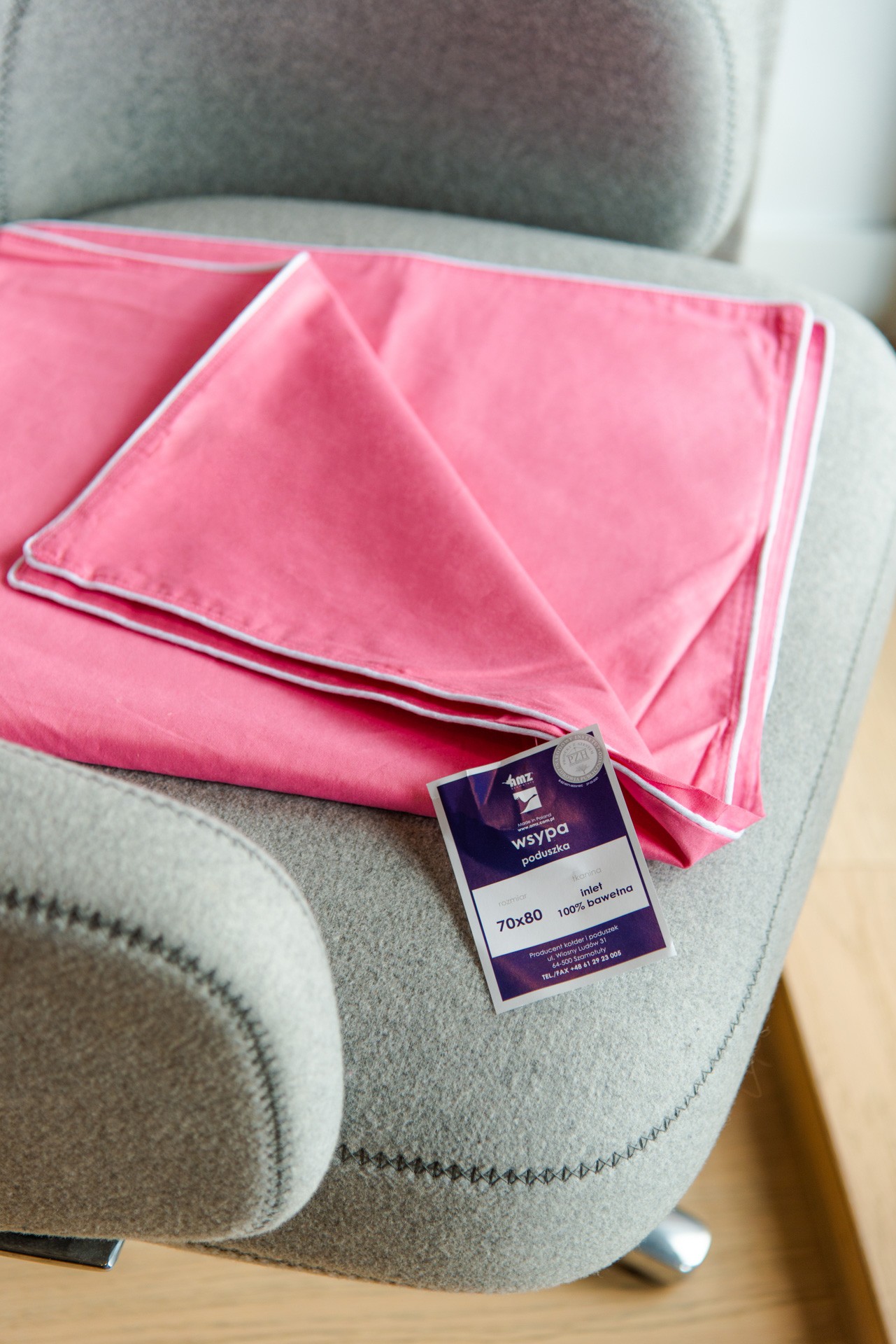 WSYPA na poduszkę - inlet bawełniany 185g/m2
